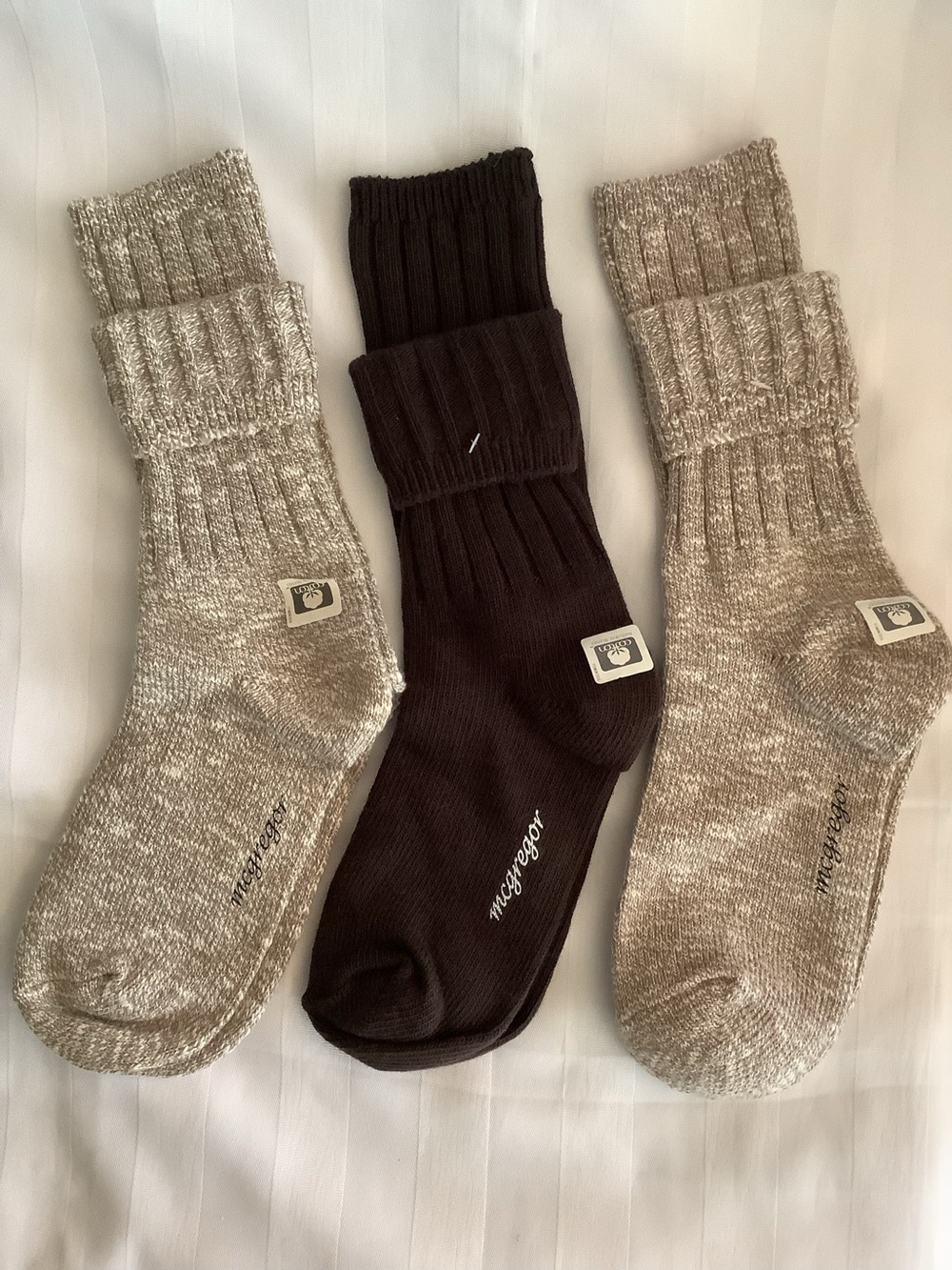 Three Pair McGregor Women’s Socks - NWT - Picture 1 of 8